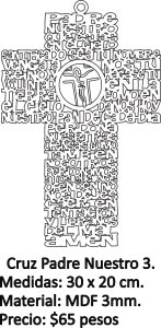Cruz con Jesús crucificado