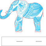 Elefante madala - Vector descarganle para corte CNC y grabado laser gratis | Stanser