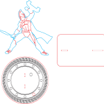 Figura "Espartano" - Vector SVG DXF para CNC Router y Laser CO2 - Descargable gratis | Stanser
