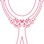 Espejo de mano vintage - Vector descarganle para corte CNC y grabado laser gratis | Stanser