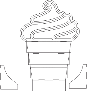 Helado en cono