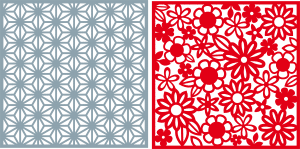 Diseños cuadrados calados