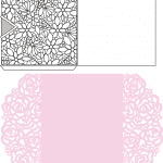 Par de sobres caudrados - Vector descarganle para corte CNC y grabado laser gratis | Stanser