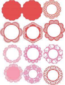 Galería de tarjetas circulares