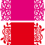 Invitaciones caladas en extremos - Vector descarganle para corte CNC y grabado laser gratis | Stanser