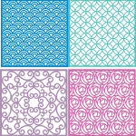 Diseños cuadrados calados 2 - Vector descarganle para corte CNC y grabado laser gratis | Stanser