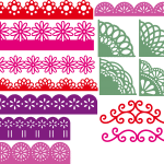 Bordes para invitaciones - Vector descarganle para corte CNC y grabado laser gratis | Stanser