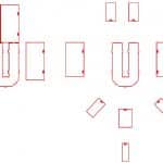 Letra "U" tridimensional - Vector descarganle para corte CNC y grabado laser gratis | Stanser