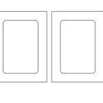 Dúo de portarretratos - Vector descarganle para corte CNC y grabado laser gratis | Stanser