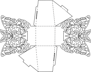 Caja de mariposa