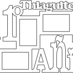 Portarretratos "Mi primer año" (con nombre) - Vector descarganle para corte CNC y grabado laser gratis | Stanser