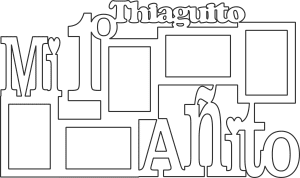 Portarretratos «Mi primer año» (con nombre)