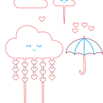 Topper "Nube" - Vector descarganle para corte CNC y grabado laser gratis | Stanser