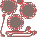 Base de tres niveles - Vector SVG DXF para CNC Router y Laser CO2 - Descargable gratis | Stanser