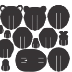 Oso armable - Vector descarganle para corte CNC y grabado laser gratis | Stanser