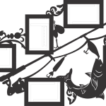 Portarretratos "Pesca" - Vector descarganle para corte CNC y grabado laser gratis | Stanser