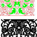 Plantilla calada de espirales - Vector SVG DXF para CNC Router y Laser CO2 - Descargable gratis | Stanser