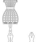 Porta-aretes - Vector SVG DXF para Laser CO2 - Descargable gratis | Stanser