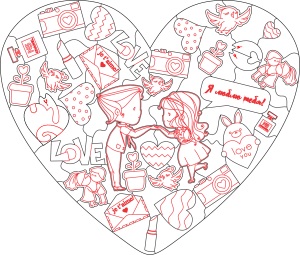 Rompecabezas de corazón