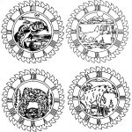 Relojes con animales 1 - Vector SVG DXF para Laser CO2 - Descargable gratis | Stanser