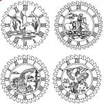 Relojes con animales 2 - Vector SVG DXF para Laser CO2 - Descargable gratis | Stanser