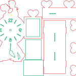 Reloj/ Portarratratos - Vector descarganle para corte CNC y grabado laser gratis | Stanser