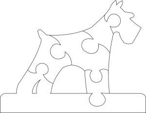 Rompecabezas «Perro» 4