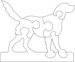 Rompecabezas «Perro» 2