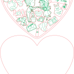Rompecabezas "Amor" - Vector descarganle para corte CNC y grabado laser gratis | Stanser