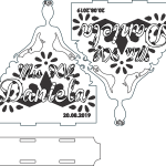 Servilletero XV años - Vector SVG DXF para CNC Router y Laser CO2 - Descargable gratis | Stanser