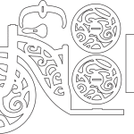Triciclo de espirales - Vector descarganle para corte CNC y grabado laser gratis | Stanser
