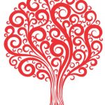 Árbol "Líneas y espirales" - Vector descarganle para corte CNC y grabado laser gratis | Stanser