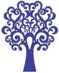 Árbol con copa de grecas