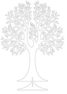 Árbol deshojado