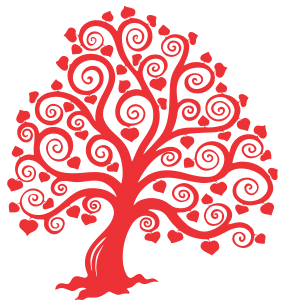 Árbol «Hojas y espirales»