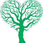 Árbol "Copa de corazón" - Vector descarganle para corte CNC y grabado laser gratis | Stanser