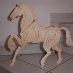 Caballo tridimensional - Vector descarganle para corte CNC y grabado laser gratis | Stanser