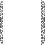 Invitación de tres paneles - Vector descarganle para corte CNC y grabado laser gratis | Stanser