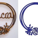 Adorno circular con nombre - Vector SVG DXF para CNC Router y Laser CO2 - Descargable gratis | Stanser