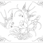 Cuadro  de aves - Vector descarganle para corte CNC y grabado laser gratis | Stanser