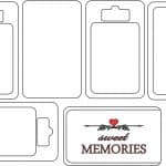 Portarretratos "Sweet memories" - Vector descarganle para corte CNC y grabado laser gratis | Stanser