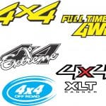 Logos 4X4 - Vector descarganle para corte CNC y grabado laser gratis | Stanser