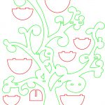 Árbol de repisas - Vector descarganle para corte CNC y grabado laser gratis | Stanser