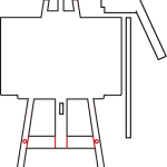 Caballete - Vector SVG DXF para CNC Router y Laser CO2 - Descargable gratis | Stanser