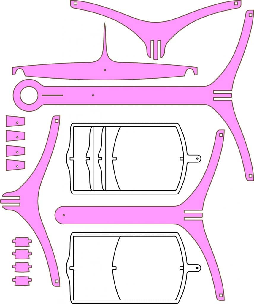 Balanza — vector para corte CNC