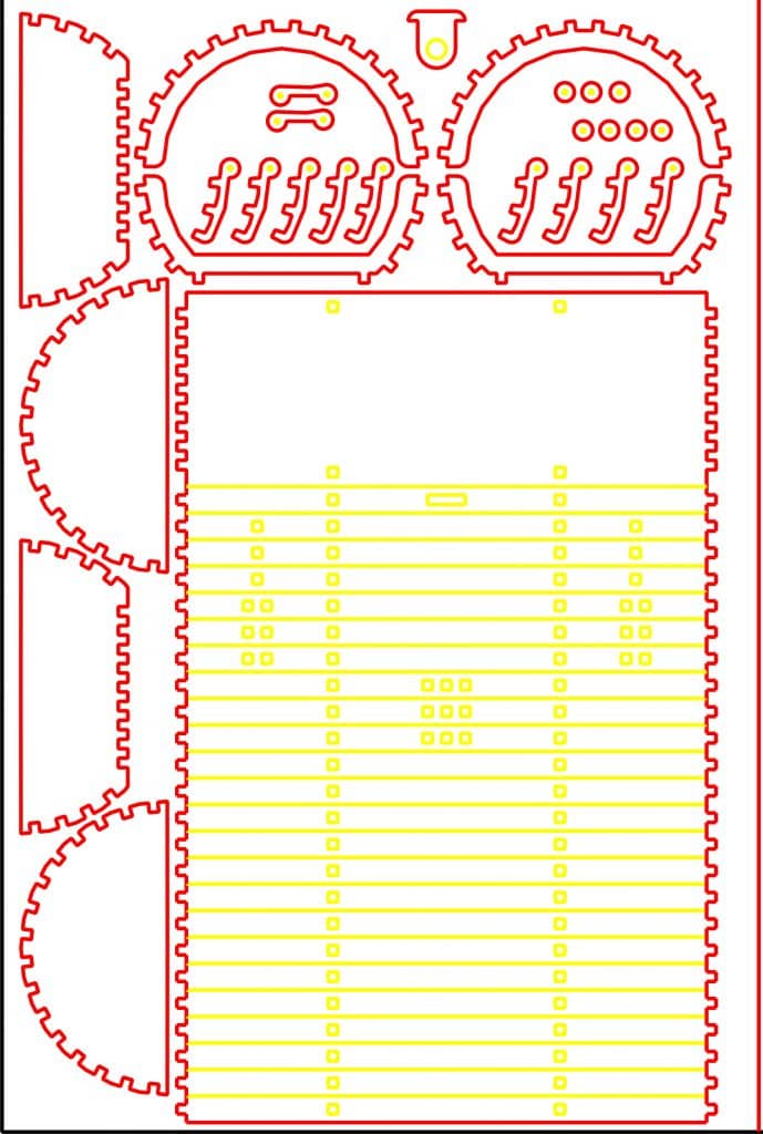 Barril — vector para corte CNC
