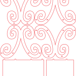 Base ondeada - Vector SVG DXF para CNC Router y Laser CO2 - Descargable gratis | Stanser