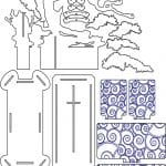 Casa del árbol 2 - Vector descarganle para corte CNC y grabado laser gratis | Stanser