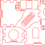 Casa con tejado - Vector descarganle para corte CNC y grabado laser gratis | Stanser