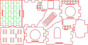 Casa con tejado